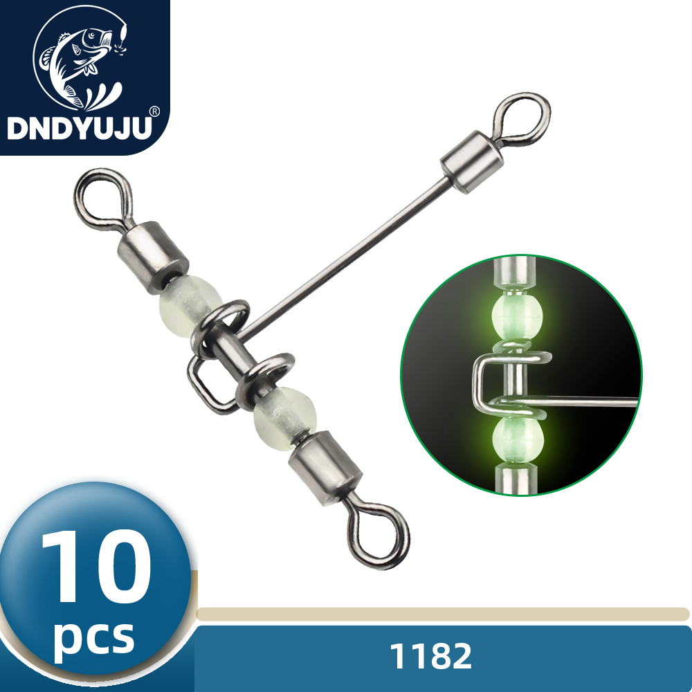 Fishing Hook Circle - DNDYUJU 10 adet 3 yollu Aydınlık