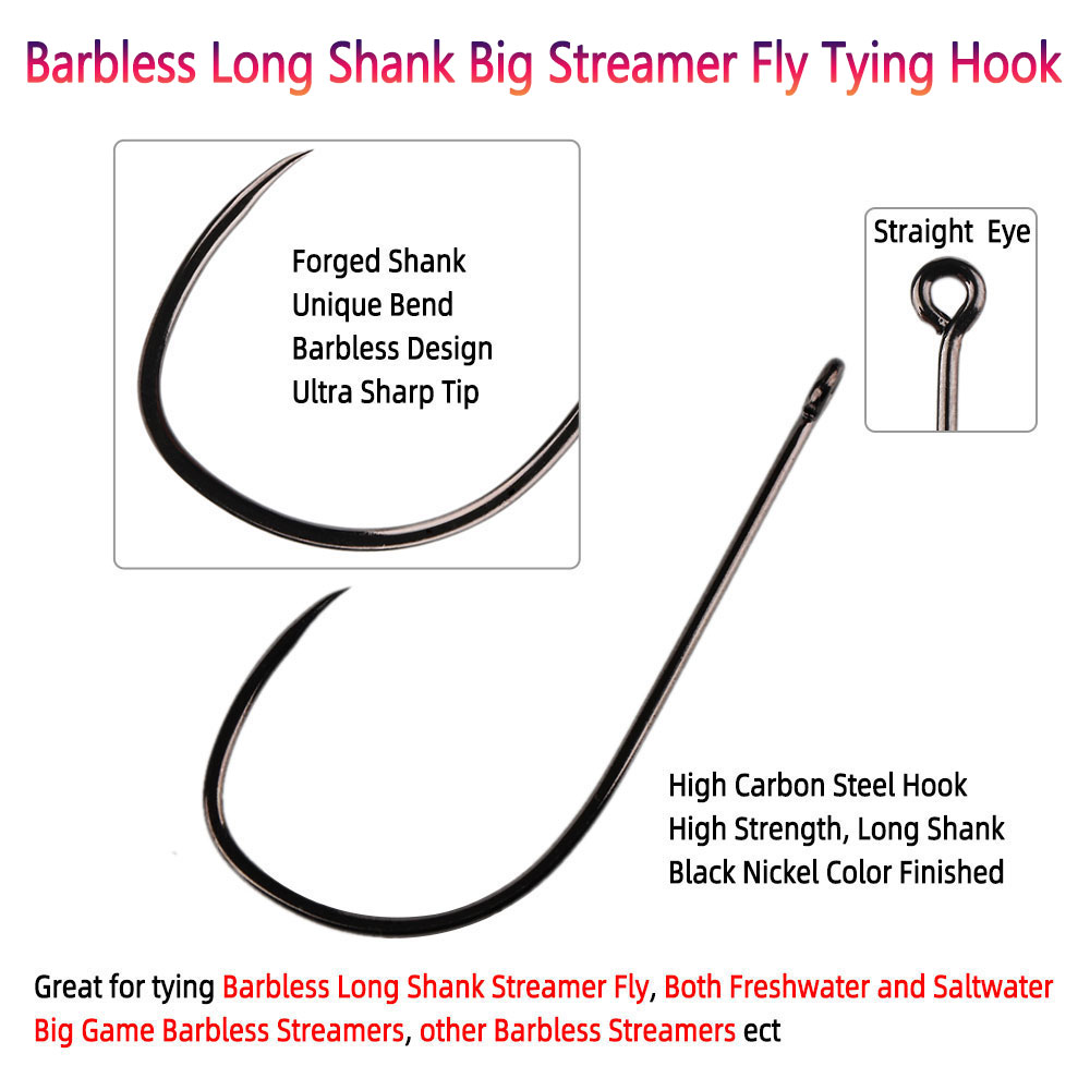 Bimoo 20 adet # 1~5/0 Barbless - Fishing Hook Size incelemesi ve fiyatı