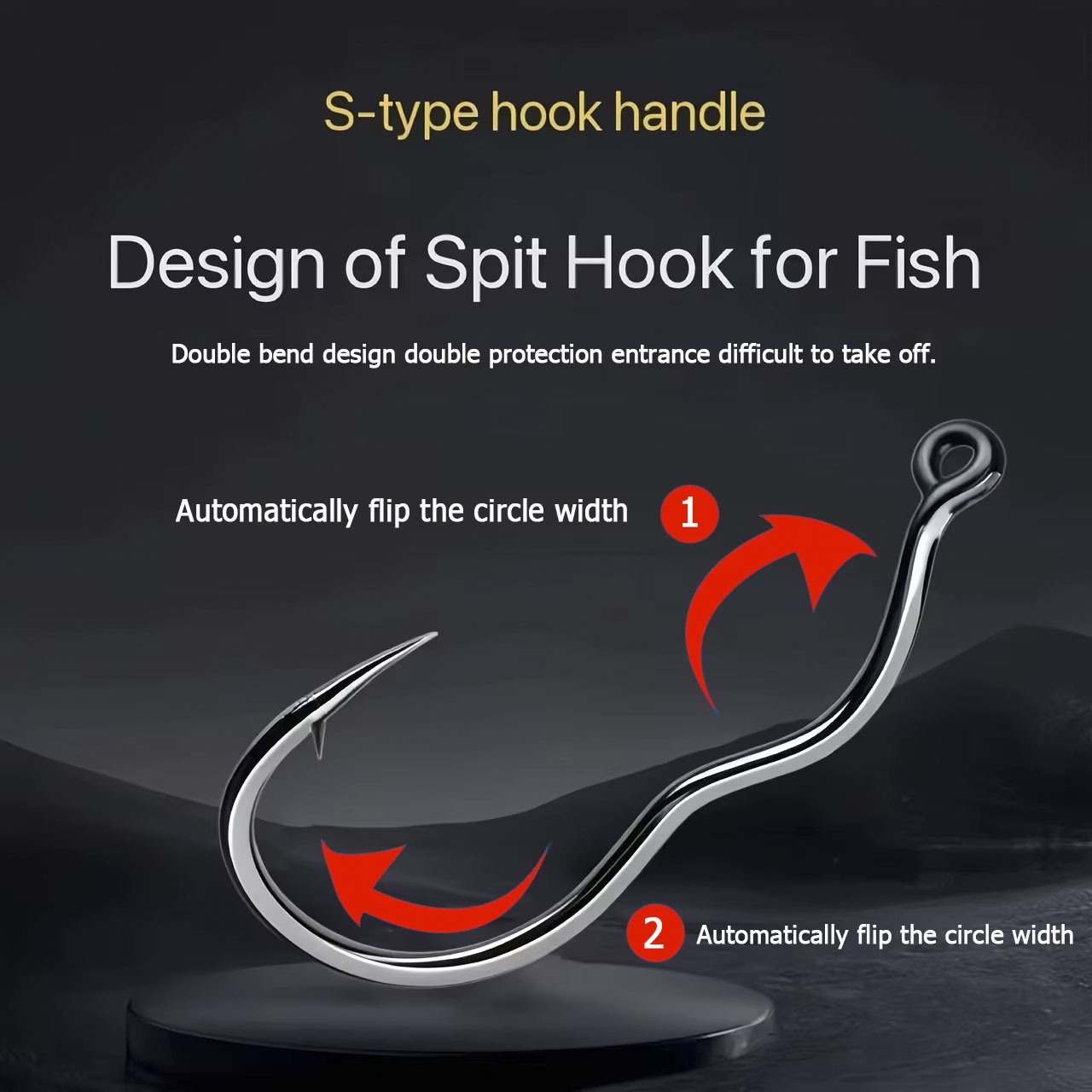 50 adet dayanıklı otomatik çev - Fishing Hook Circle incelemesi ve fiyatı