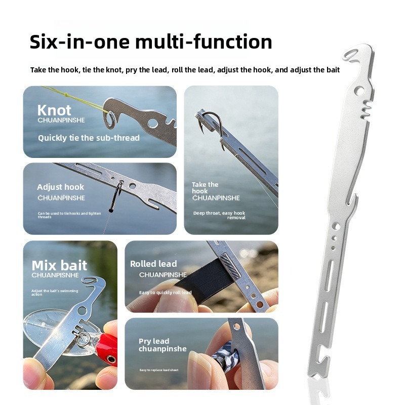QAJTAO 4 parçalı 6'sı 1 arada  - Fishing Hook Sharpener incelemesi ve fiyatı